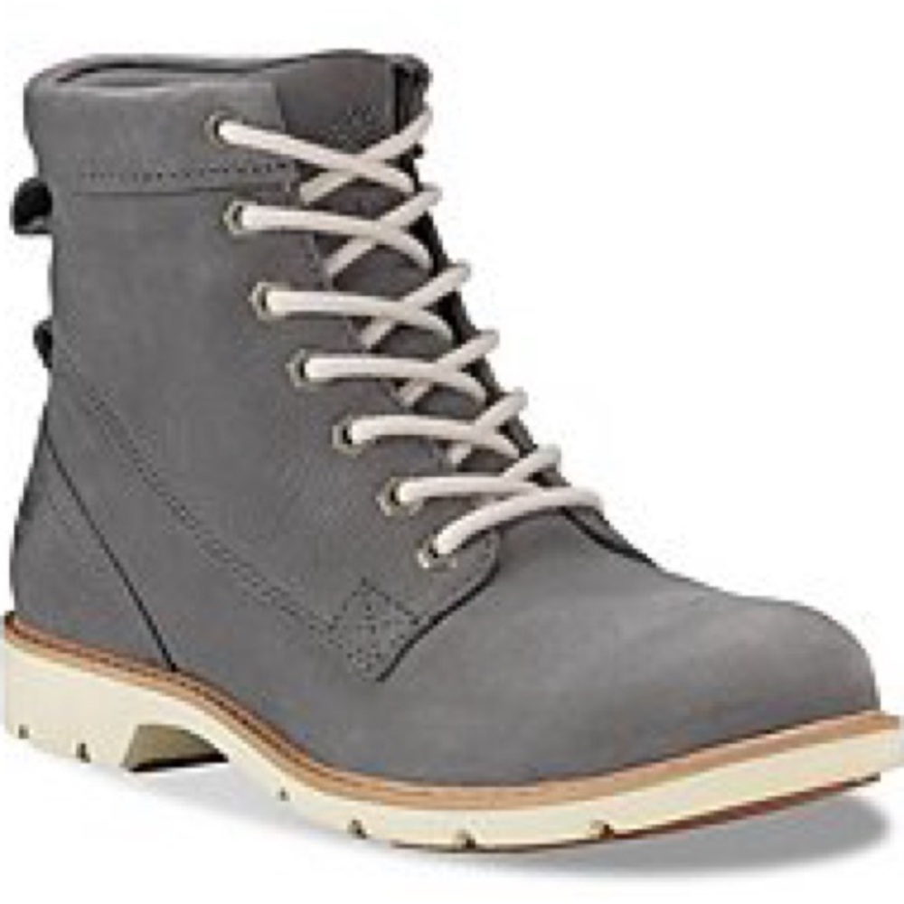 Women’s Timberland BRAMHALL BOOTIE Gray Lace-Up Boots, Size 8